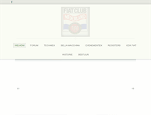 Tablet Screenshot of fiatclub.nl